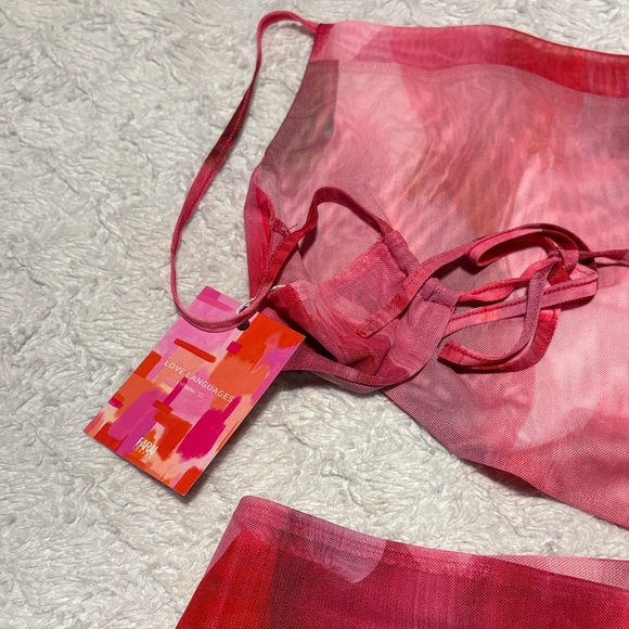 Red and Pink Two-Piece Set - Picture 3 of 4